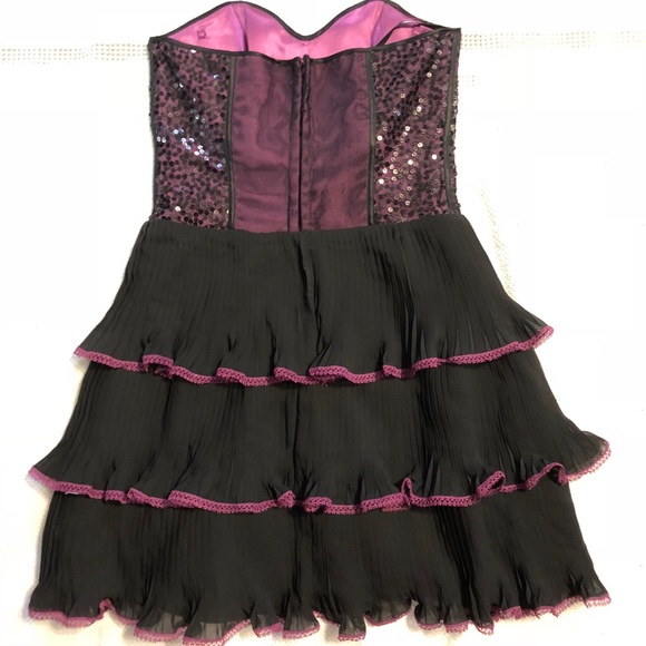 Betsey Johnson sequin tiered cupcake corset dress - Picture 4 of 8